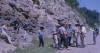 Larry Lattman explains at a roadcut  on the XC trip