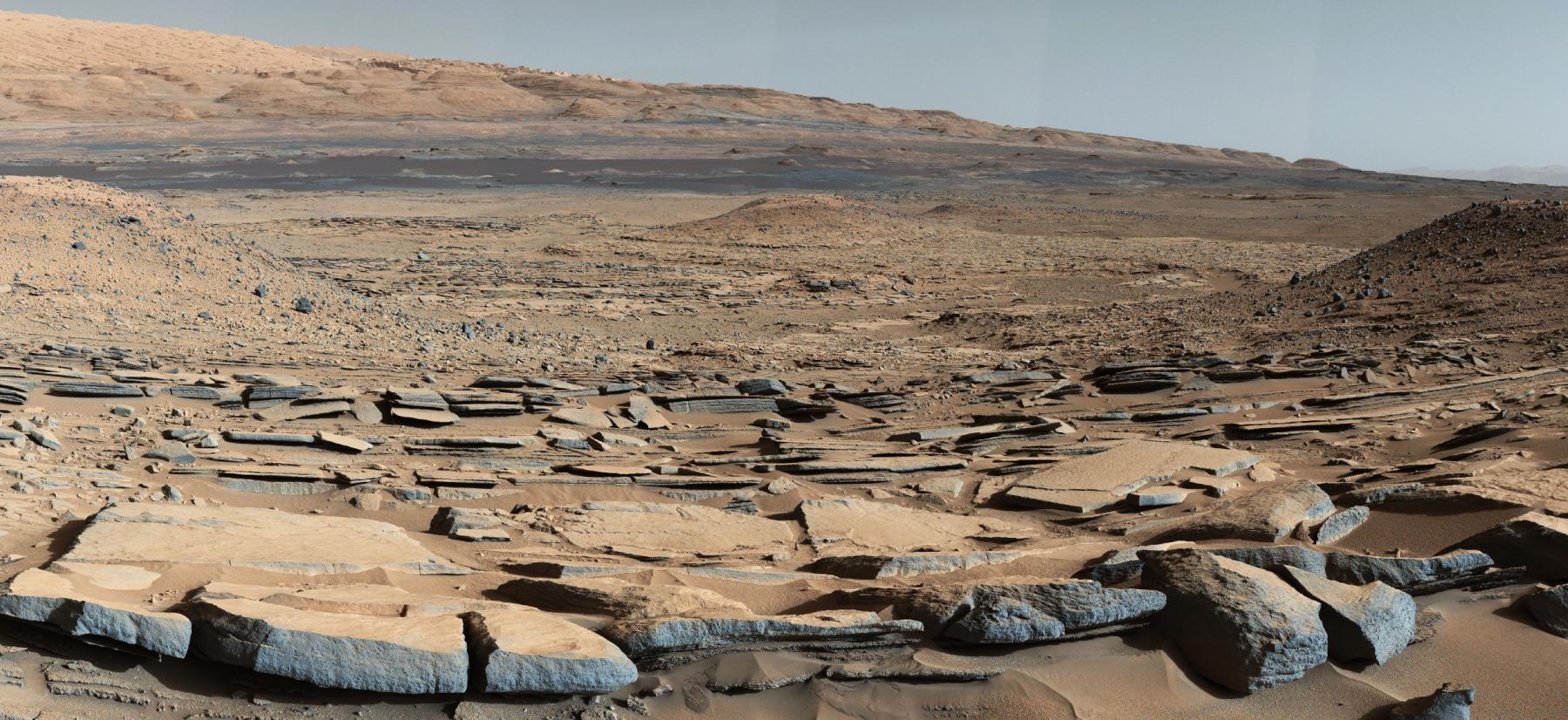 mars curiosity rover gale crater beauty shot