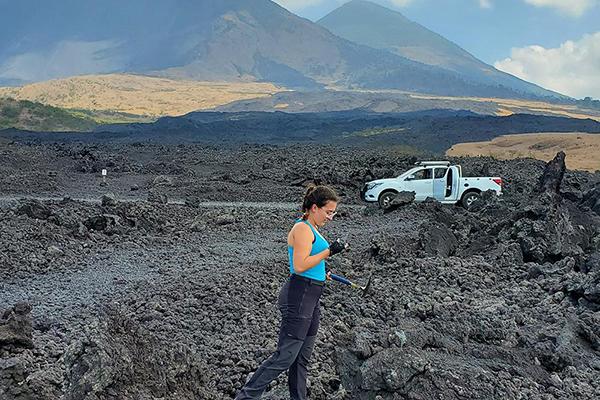 Judit Gonzalez-Santana, doctoral student in geosciences